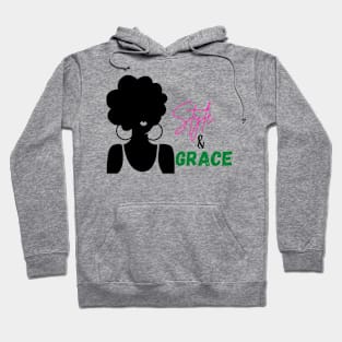Style And Grace | Chic Girl Phrase Hoodie